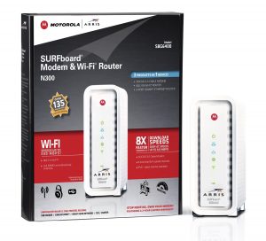 ARRIS Motorola Cable Modem with Wi-Fi N Router- SBG6400